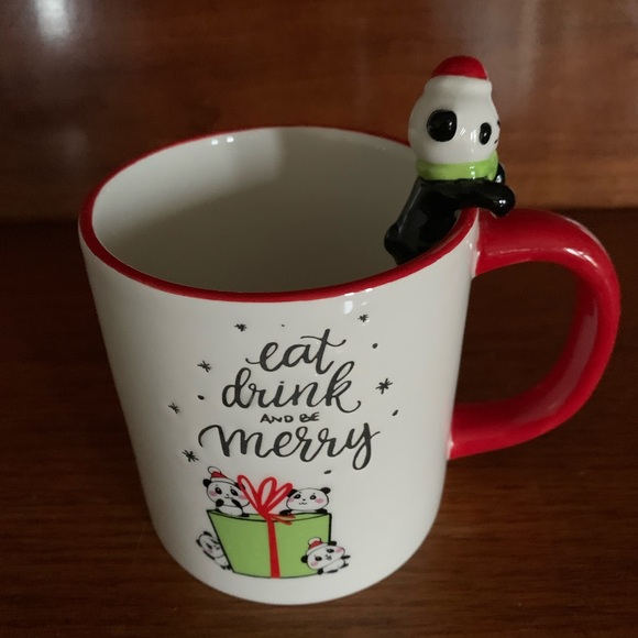 Panda Christmas Mug - Picture 1 of 5